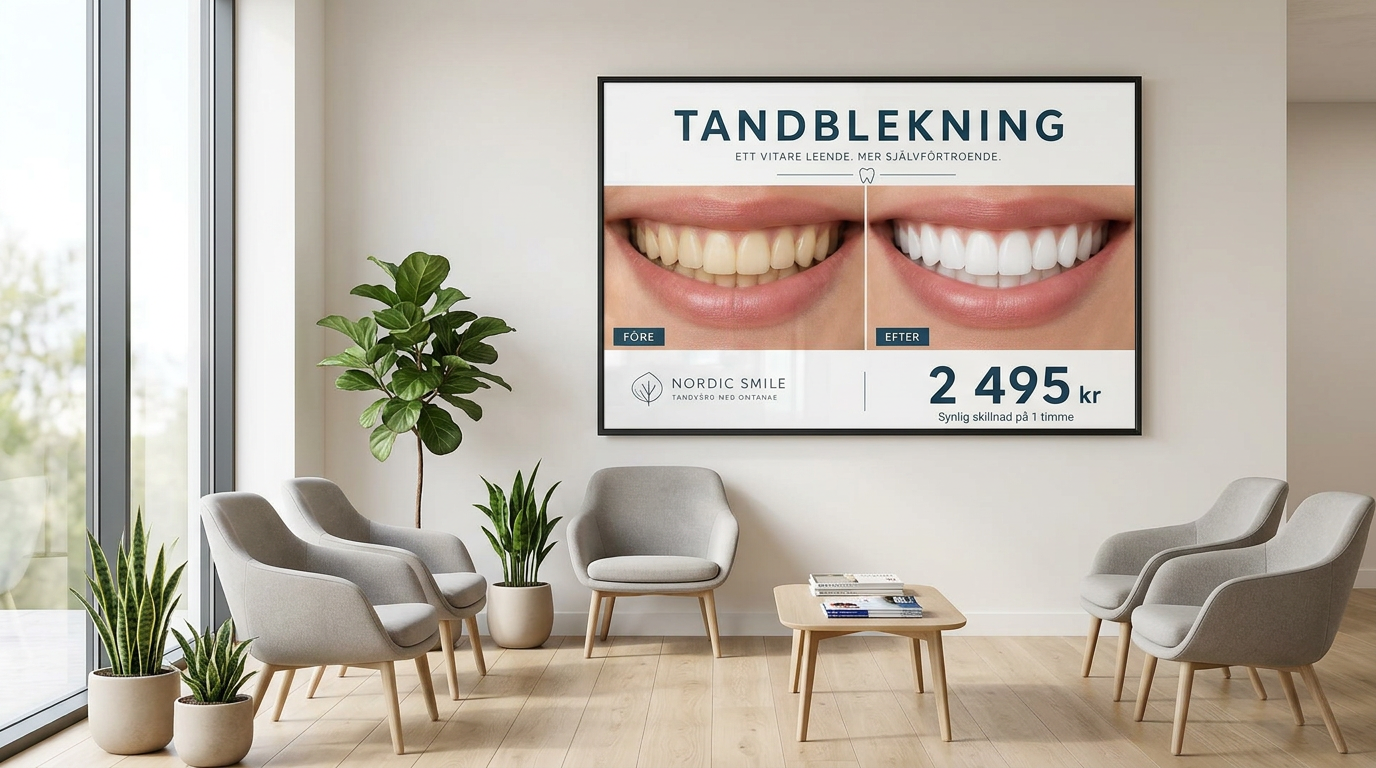 Tandblekning före/efter