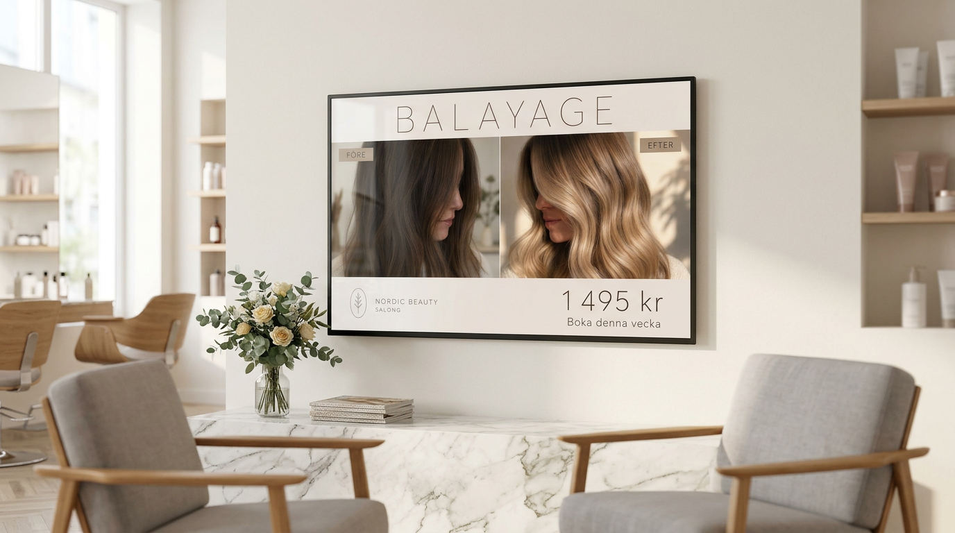Balayage före/efter